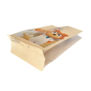 Wholesale Side Gusseted Flat Bottom Food Packaging Bag For Powder Snack Cookie Nuts Cereal Spice from china suppliers