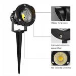 Pathway 5W Solar Powered LED Lights , Warm White Outdoor Landscape Lights