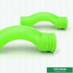 Water Supply Polypropylene Pipe Fittings , PPR Pipe Bypass Bend For Marine