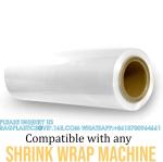 8" 75 Gauge Polyolefin Shrink Film Heat Wrap POF Centerfold 3500' Feet Heat Wrap