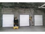 Aluminum Alloy Insulated Sectional Doors Overhead Panel 9.0mm Double Glazing