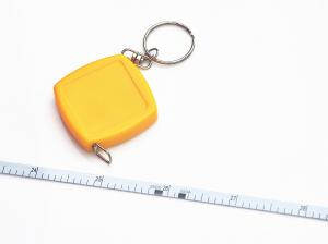 China Mini Baseball Diameter Scale Tape Measure With Keychain OEM ODM on sale