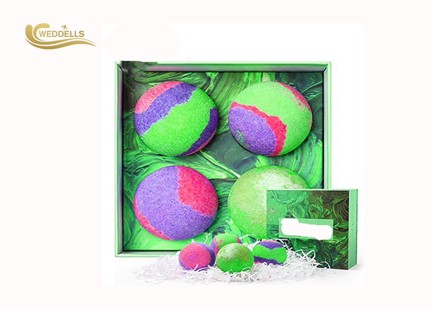 Essential Oil Luxury Bath Bomb Gift Set Organic Vegan Private Label