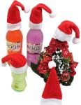 Mini Cute Hat Christmas Ornament Crafts Wine Bottle And Tableware Decoration
