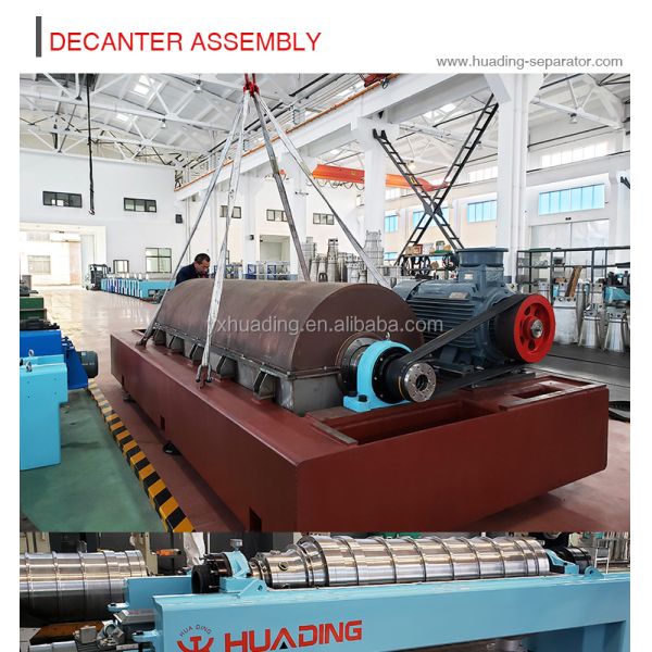 Chrome Yellow Decanter Centrifuge Sludge 88dB Mining Dewatering Decanter Centrifuge
