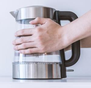 Wholesale Boil Dry Protection Clear Glass Electric Kettle PP Clear Plastic Out Layer from china suppliers