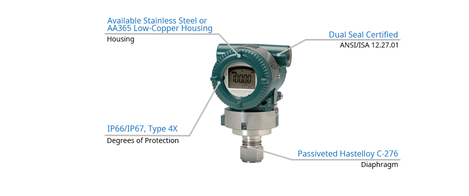 Yokogawa EJA510A-DBS4N-09NE/NS1 Absolute Pressure Transmitter ±0.04% of Span