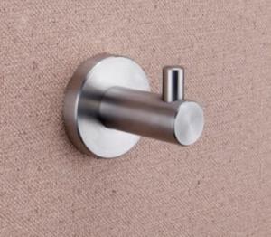 Wholesale Single Robe hook&amp;Clothing Hook 83301(7053)-Round&amp;Stainless steel 304&amp;Brush&amp; Bathroom Accessories&amp;kitchen&amp;Sanitary from china suppliers