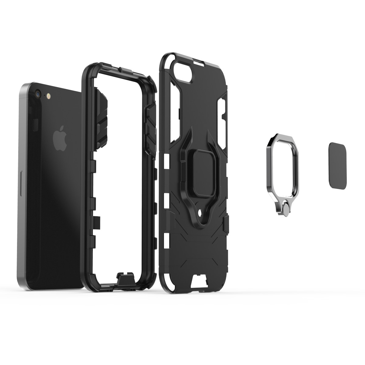 Armor Shockproof Case For iPhone 5 5S 5C Finger Ring Holder Phone Cover Coque