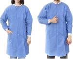 Disposable Laboratory Coat, Dental supplies, Nonwoven Disposable PP White Lab