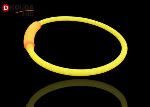 Wholesale Silicon Flashing LED Dog Necklace , Night Safety Pet Puppy Dog Pedant Collar 70cm from china suppliers