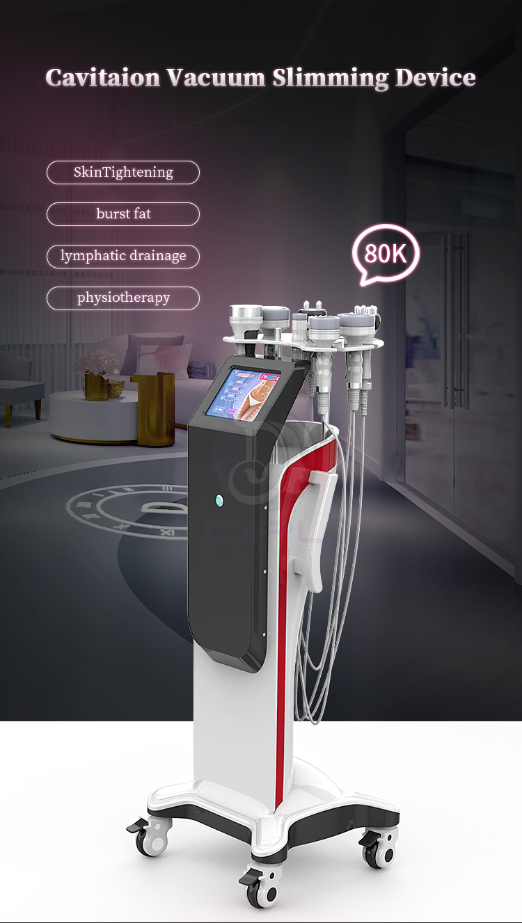 Lipo 8 In 1 80k Ultrasonic Vacuum Cavitation Machine Body Slimming Professional