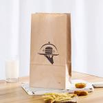 Custom Printed Greaseproof Paper Bag for Food Packaging，Kraft paper bag,food