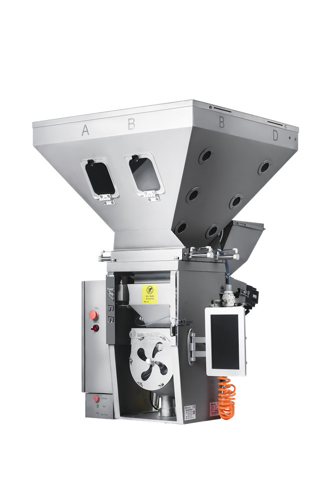 Dosing And Mixing Four Materials Automatic Gravimetric Mixer With High Accuracy
