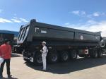 Best Dumper Semi Trailer 35 Cubic Meter Rear Tipper Dump Semi Trailer