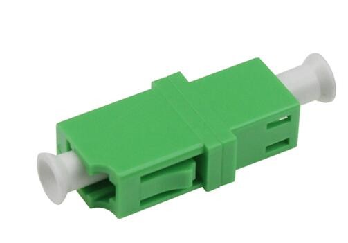 simplex Lc Fiber Optic Coupler , Single Mode Adapter APC Polish