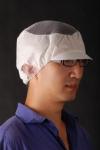 Nonwoven PP Disposable Head Cap Bule/White Cap With Peaked CE ISO FDA For Food