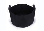 Light Weight Greenhouse Fabric Grow Bags , Black Planting Bags 1 - 30 Gallon