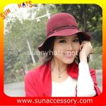 6090434 Sun Accessory customized winner fashion wool felt clothe hats, women
