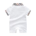 High Quality Infant Baby Organic Bodysuit With Bow Summer Thin Romper OEM