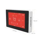 24V thermostat touchscreen Smart Wi-Fi Thermostat For US Market(PCT513-TY-A)