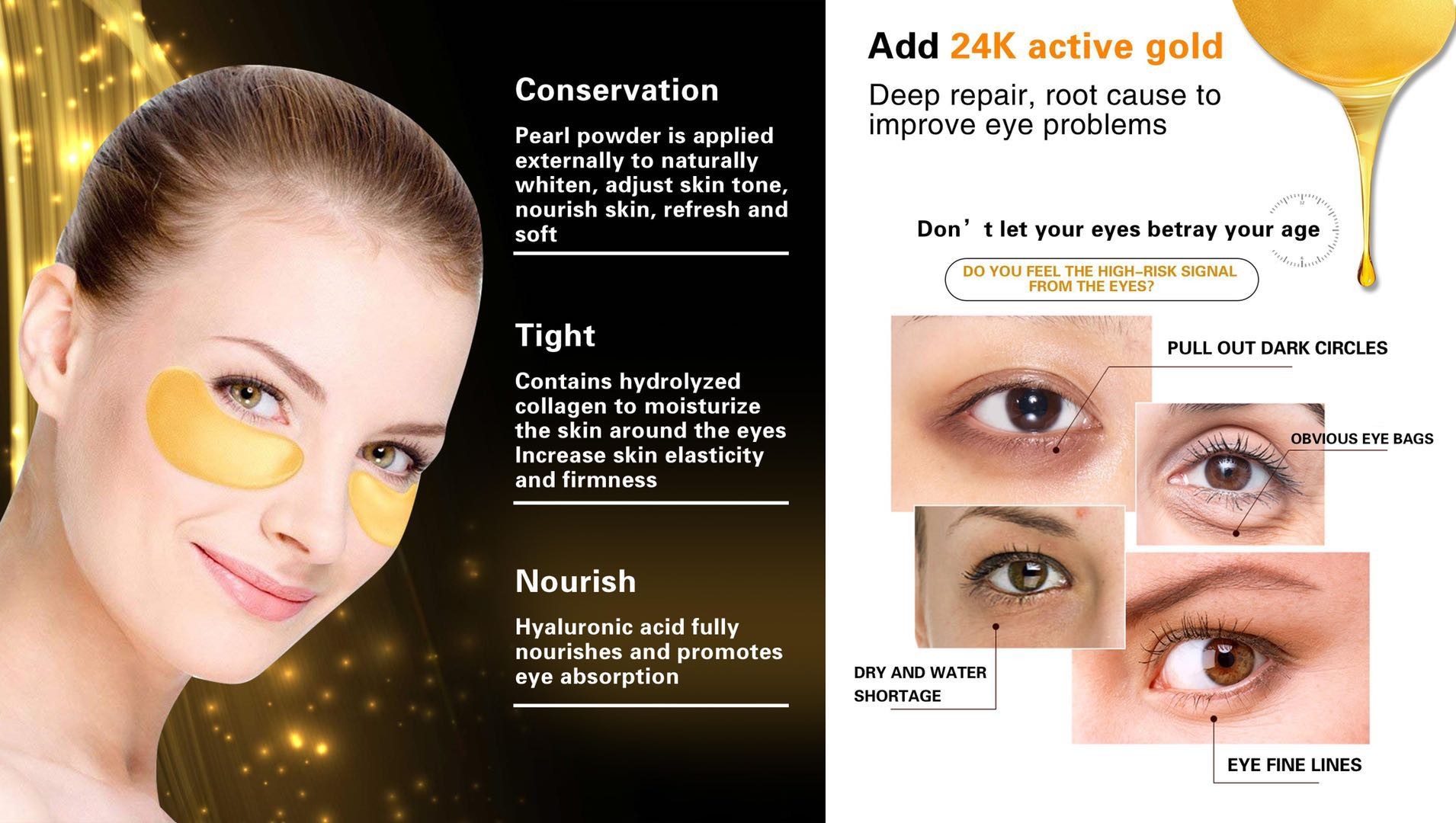 beauty care anti aging forehead hydrogel patch