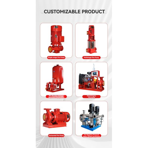 XBD-L Vertical Single Stage Fire Pump Sprinkler Multi Stage Fire Booster Pump