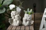 Creative Angel Garden Ornaments Art Vase Sculpture Flower Pot