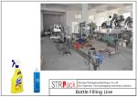 Electric Liquid Bottle Filling Line Large Filling Volume For Foaming Detergent
