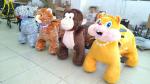 Hansel Guangzhou wholesale kids battery plush animal electric scooter moving toy