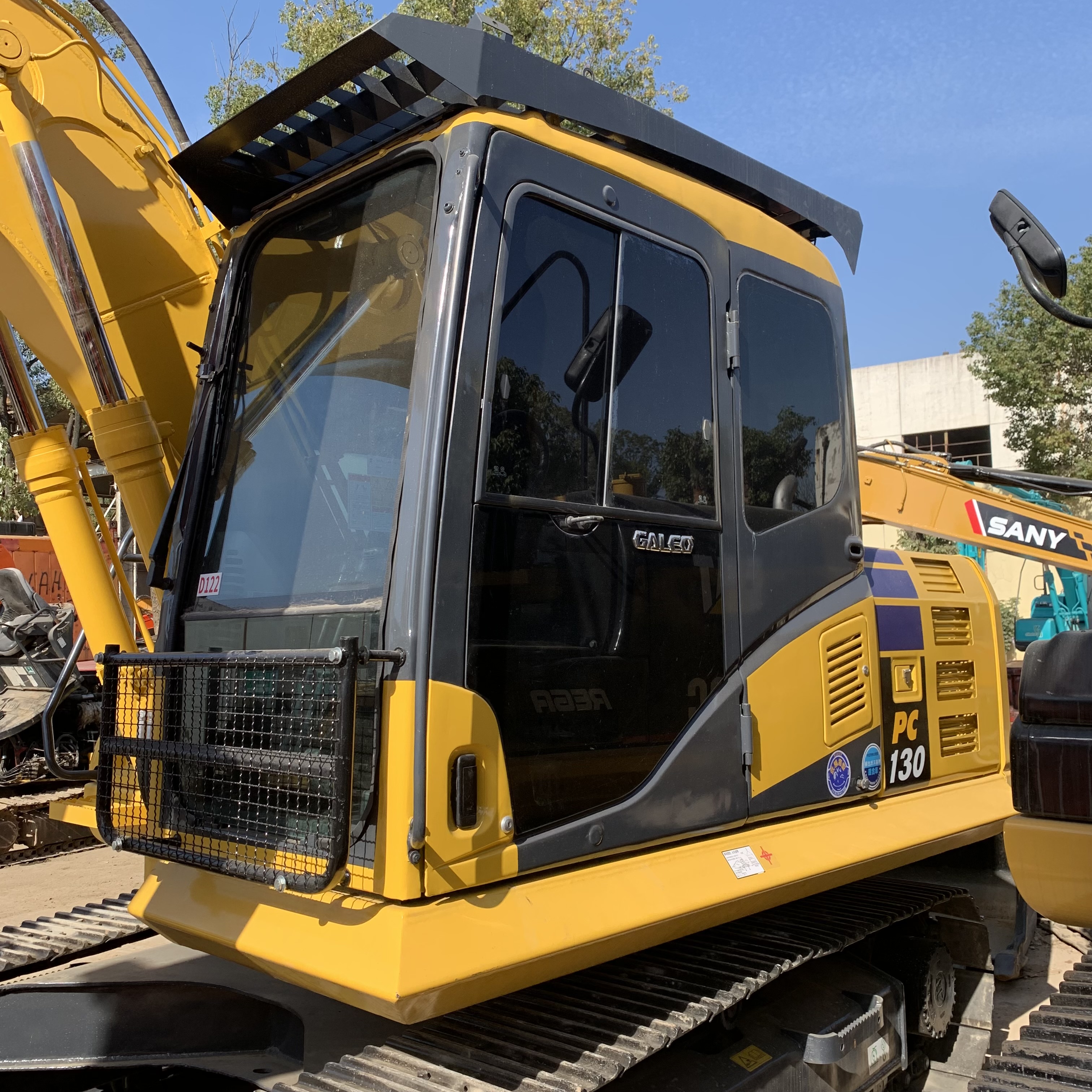 Medium Hydraulic Second Hand Komatsu PC130 Excavator with 12600 Operating Weight