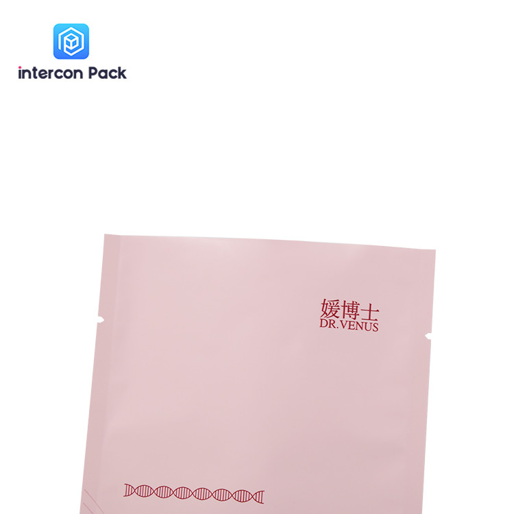 8x7 Inch Pink Packaging Bags Environmentally Friendly for hands mask