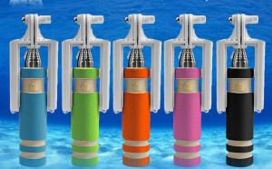 Wholesale 13.5cm Mini Wired Selfie Stick Handheld monopod mini selfie stick pocket selfie stick from china suppliers