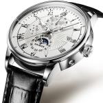 Business Professional Three Eye Mechanical Quartz Wrist Watches For Executives