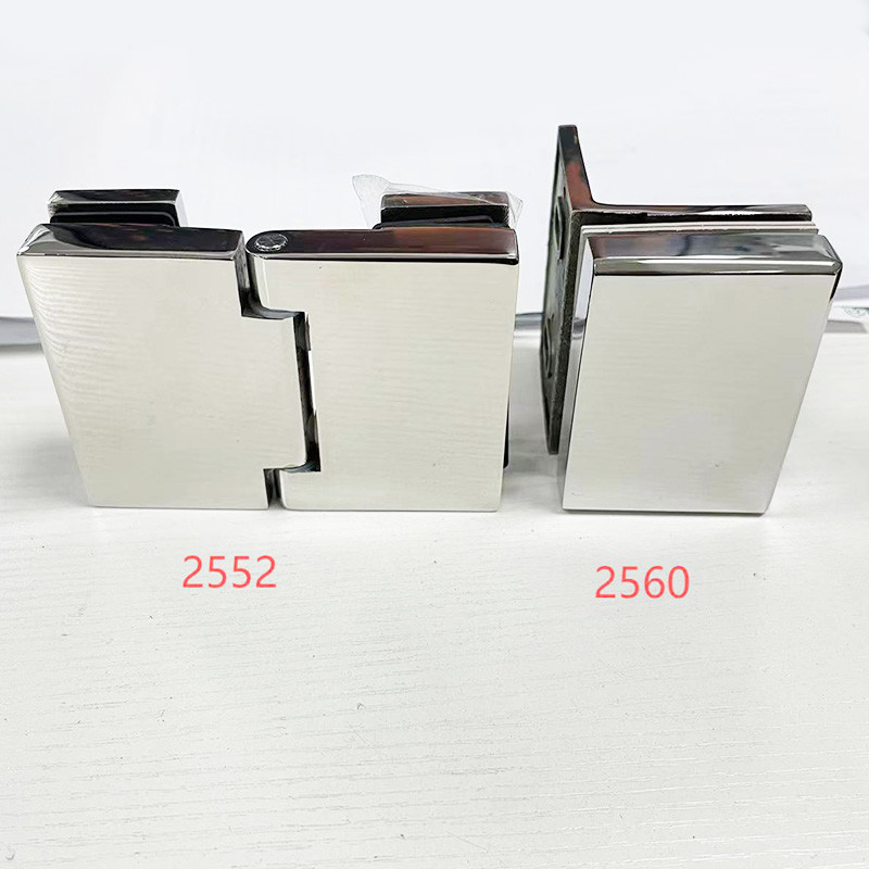 Cast SUS304 High Precision Glass Door Hinge Surface Finished Glass Shower Hinge