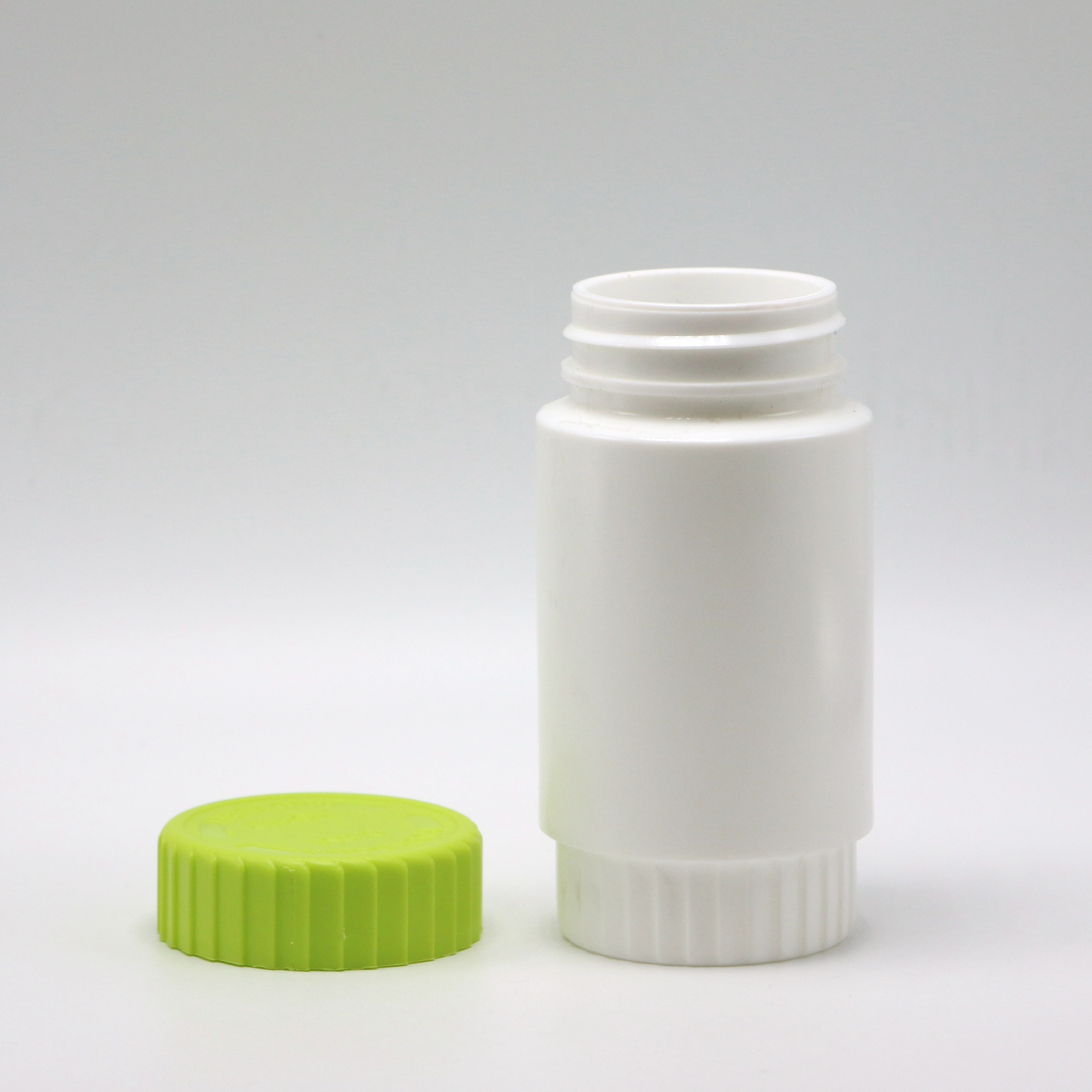 HDPE 175mL Round Shape PE Plastic Bottle for Medicine Supplement Storage HDPE Material