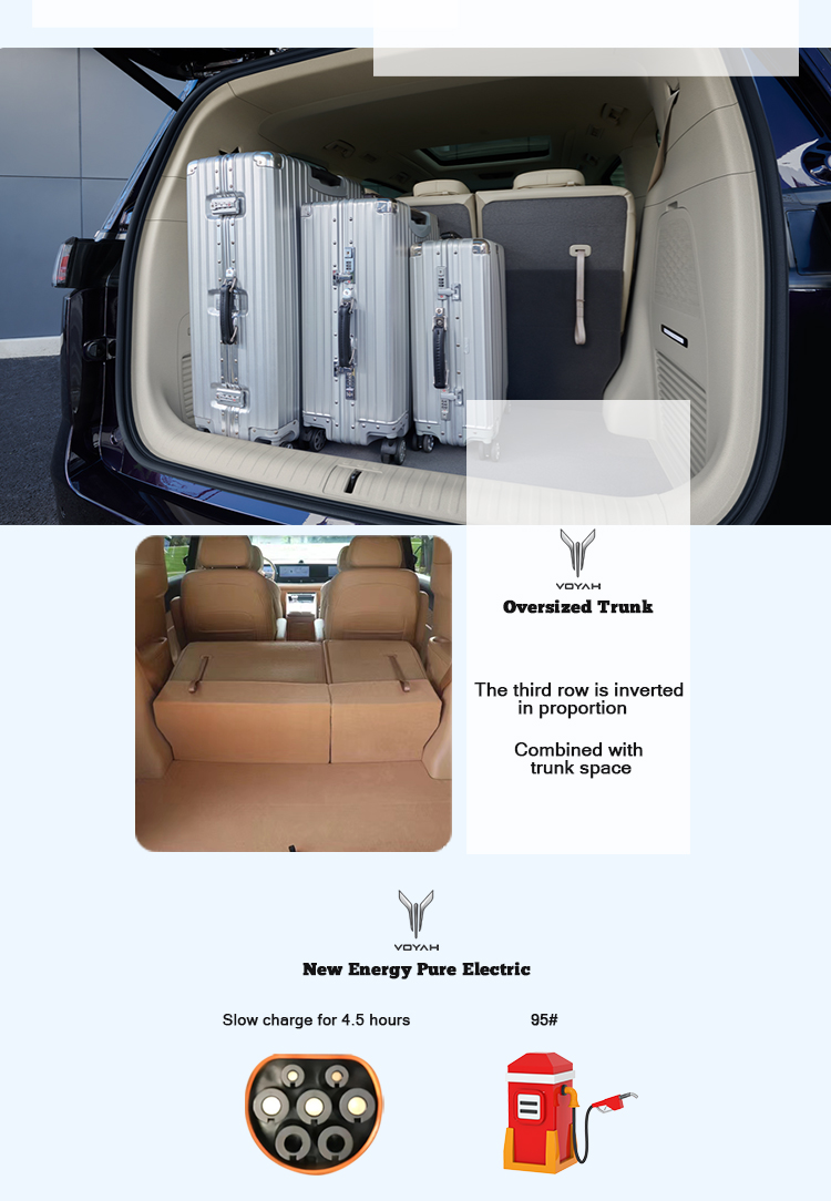 2024 VOYAH Left Hand 4 wheel Electric EV Cars Voyah Free Dreamer Energy Vehicle in Length width height mm 5315x1985x1820