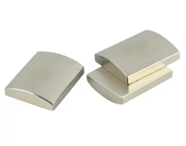Permanent Arc Segment Neodymium Magnets N35SH Size Customized