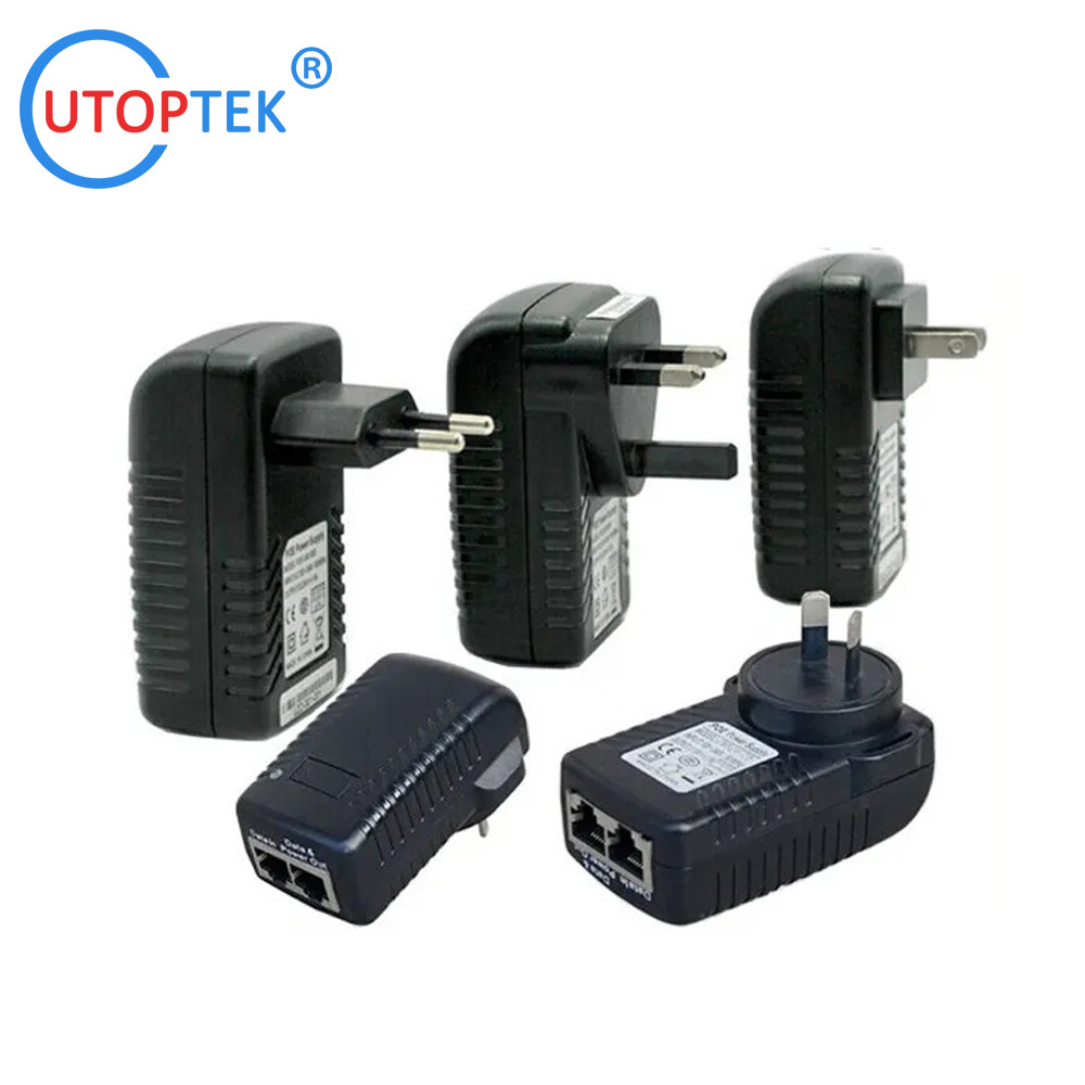 High Quality 12V/1A AC/DC POE Power adapter US/EU/UK/AU available power for CCTV IP Camera/Wireless APs