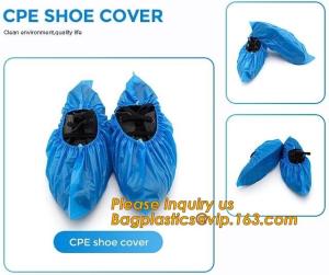 Wholesale Safety Products, anti-slip, Indoor Disposable, Medical Plastic, Shoe Covers, Waterproof PE CPE Material from china suppliers