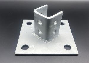 Wholesale Customm Galvanized Steel Unistrut Fittings 12 Holes Post Base from china suppliers