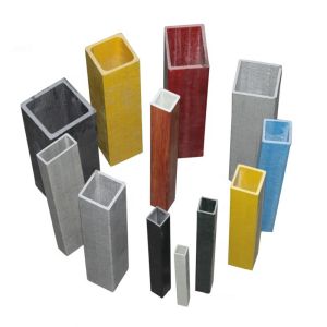 Buy cheap Fiberglass Rectangular Tube Shaped Profile For Construct from wholesalers