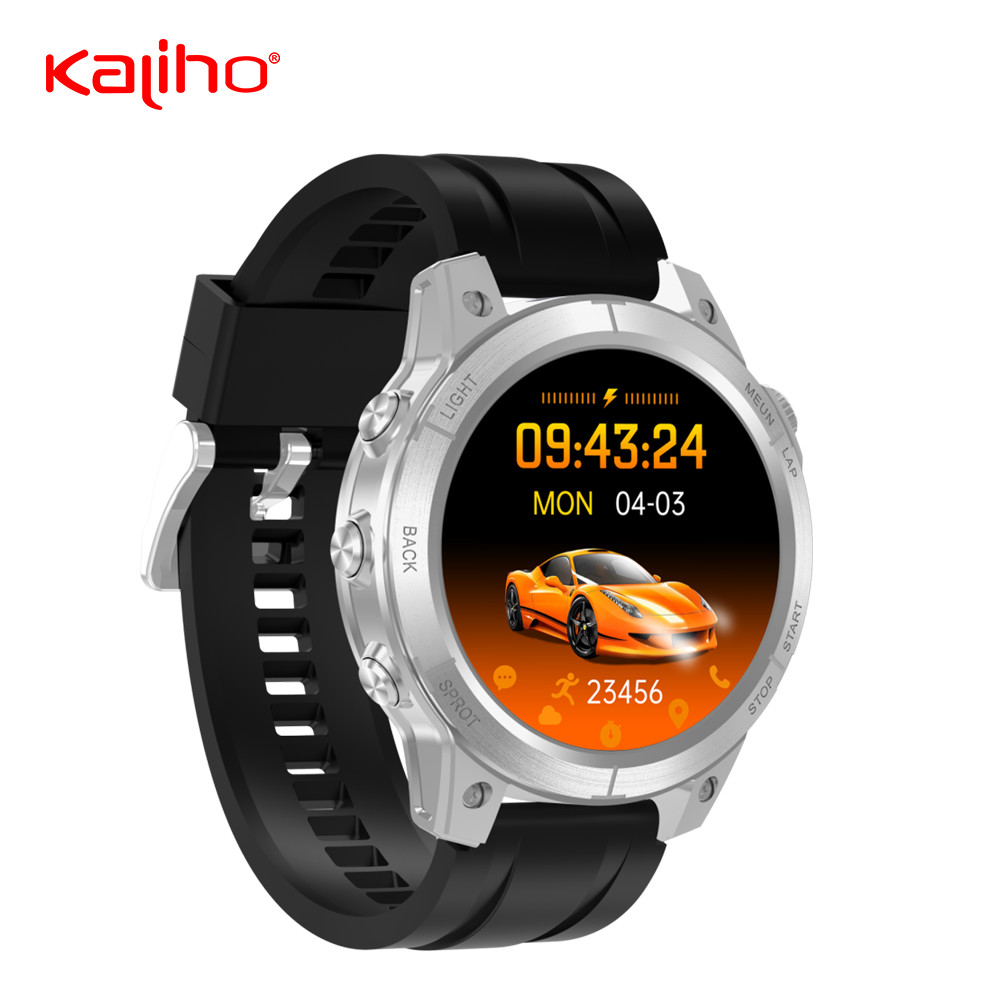 Blood Oxygen Support Bluetooth Calling Smartwatch With Silica Gel Wristband And Memory