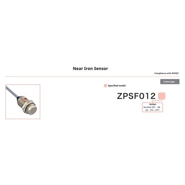 Original Magnetic Sensitive Proximity Near Iron Sensor with Indicator Light for CNC Machine Tool Magnetic Detection ZPSF012