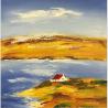 Buy cheap Abstract Palette Knife Oil Painting On Canvas / Forest Stretched Oil Paintings from wholesalers