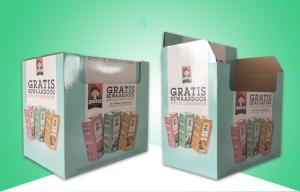 Wholesale Biodegradable / Recycable Corrugated Cardboard Display Box For Pre - Filling Tincans from china suppliers