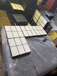 Rubber Backed Ceramic Wear Plates Alumina Ceramic Liner