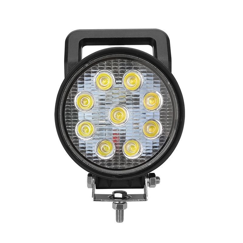27W Portable Tractor Forklift Flood Light Headlight LED Work Light with Switch