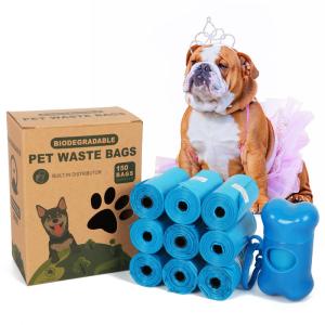 Wholesale Pet Waste 23*33cm*15microns Biodegradable Dog Poop Bag 10 Rolls Pack from china suppliers