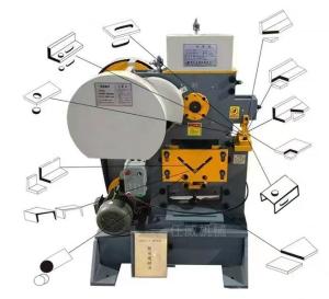 Wholesale Small Combined Punching And Shearing Machine For Round Steel Angle Steel Channel Steel from china suppliers